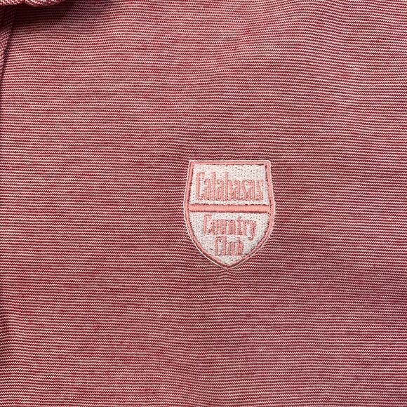 Travis Mathew Polo Shirt Mens XL Extra Large Red Pima Cotton Blend Calabasas - Picture 4 of 11